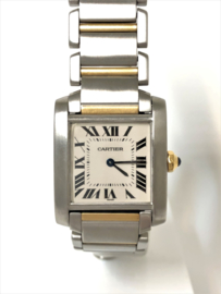 Cartier Tank Francaise Midsize Staal / Goud - Model 2301 Quartz
