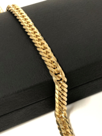 18 K Massief Gouden Gourmet Schakel Armband - 18,5 cm / 20,1 g