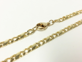 14 K Gouden Infinity Gourmet Schakel Ketting - 52,5 cm / 14,2 g