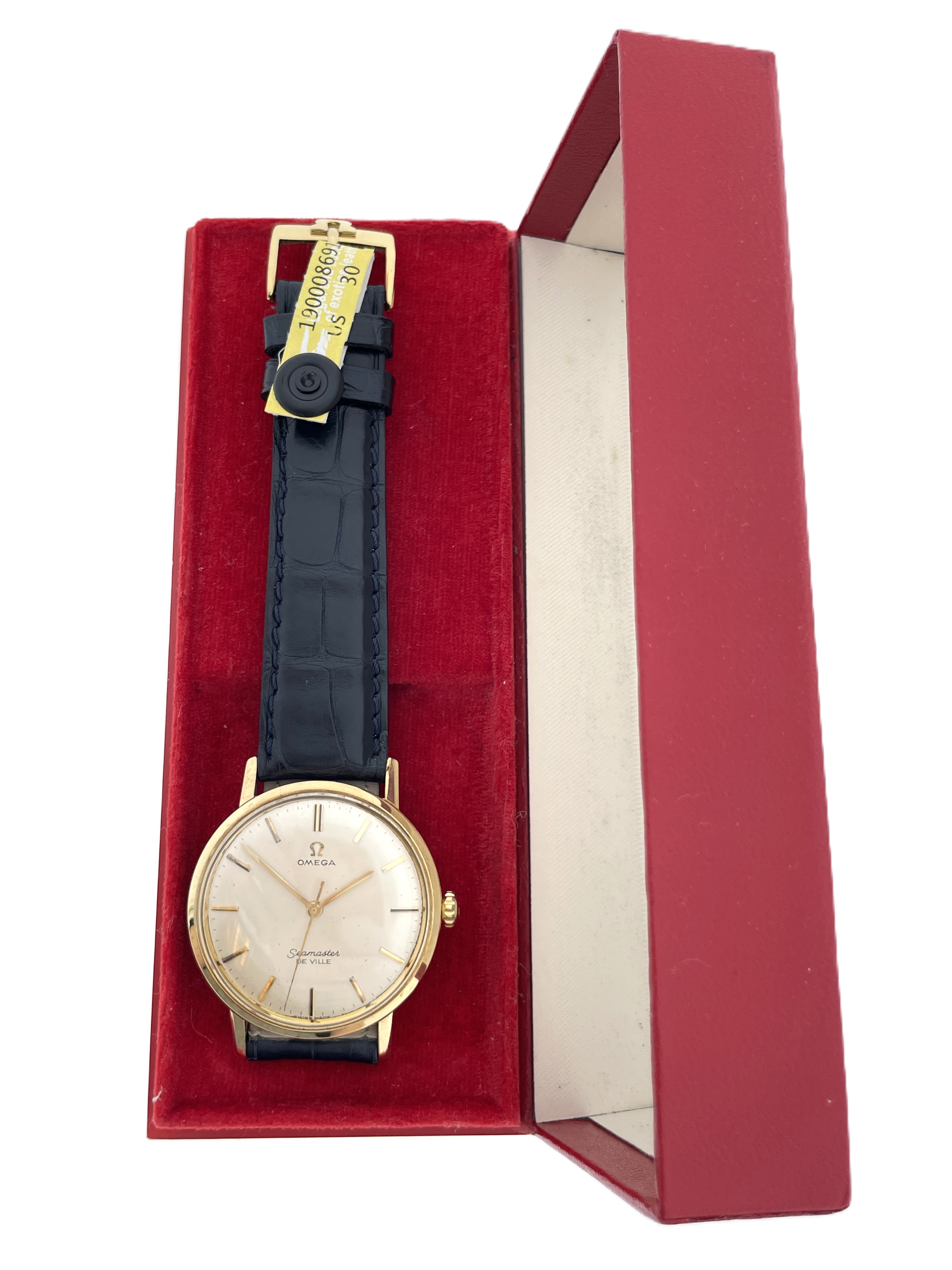 Vintage OMEGA 14 Karaat Gouden Seamaster de Ville in Cassette - Jaren '60