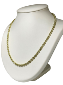 14 Karaat Gouden Koord Ketting  - 53 cm / 10.5 g / 5 mm