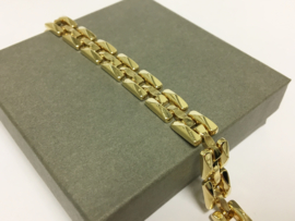 14 K Gouden Schakel Armband - 19,5 cm / 22,45 g