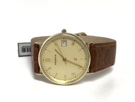 PRISMA 14 K Gouden Dresswatch Heren Polshorloge 1970 - Quartz