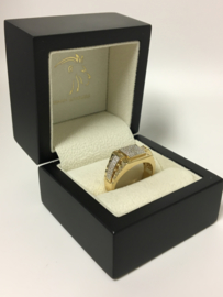 14 K Gouden Heren Rolex Ring  Zirkonia - 8,8 g