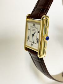 Must de Cartier Tank Midsize Quartz Roman Dial 2415 - Full Set