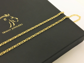 14 K Gouden Gucci Schakel Ketting - 57,5 cm / 13,55 g