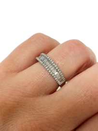 14 Karaat Witgouden Bandring 1.0 ct Diamant - G/VS