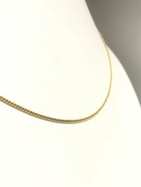 14 K Gouden Gourmet Ketting Collier - 43,5 cm