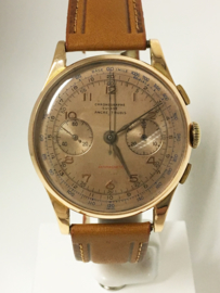 18 K Gouden Chronographe Suisse Ancre - Jaren 50