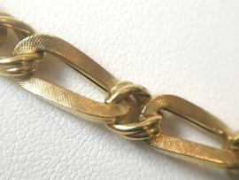 14 K Gouden Schakel Collier - Verstelbaar 41-47,5 cm
