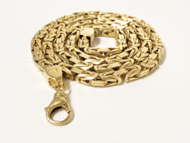 18 K Massief Gouden Koningsketting Byzantijns - 64 cm / 141,40 g