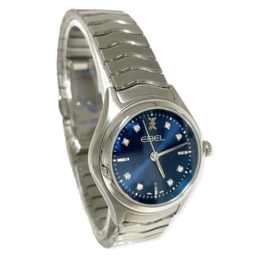 Ebel Wave Diamond Sunray Dial Blue - Nieuw in Doos / Full Set 3 Jaar Garantie EBEL