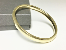 14 K Gouden Slaven Armband Ovaal (glad) - 16,5 g
