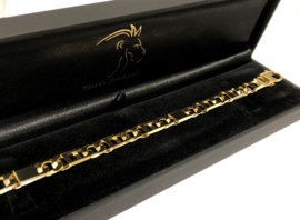 18 K Massief Gouden Rolex Schakel Armband - 20 cm / 25,25 g / 9 mm