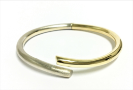 14 K Bicolor Gouden Slaven Armband - 13,55 g