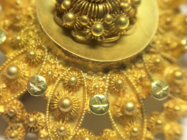 14 K Antiek Gouden Broche Zeeuwse Knopen - 31 mm