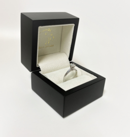 Witgouden Solitair Ring 0.63 Briljant Geslepen Diamant  VVS2 Incl. AIG Diamond Certificaat