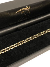 14 K Gouden Gucci Schakel Armband - 21 cm / 11,5 g