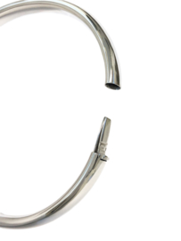 14 K Witgouden Slaven Armband / Bangle - 15,35 g / Draaglengte 18,5 cm