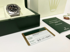 Rolex Explorer II Black Dial  - 42 mm / Full Set Inclusief Garantie