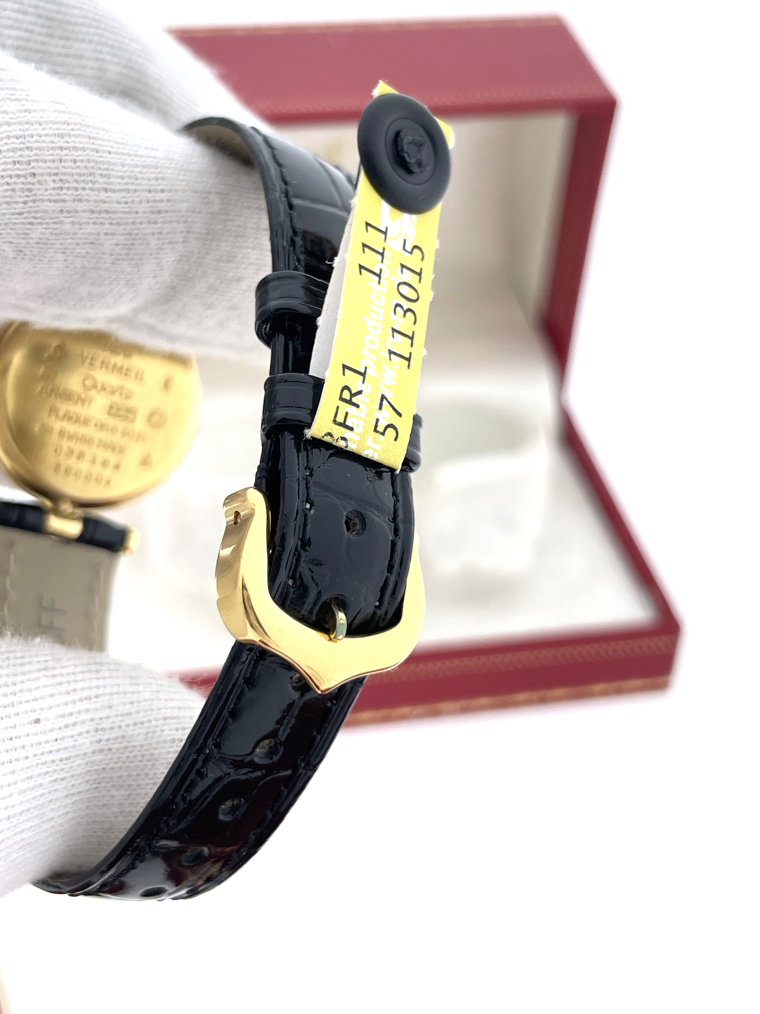 Must Vendome Louis Cartier Small Model Ivory Roman Dial - Full Set / Incl Garantie