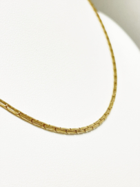 14 K Gouden Slangen Collier - 48 cm / 9,14 g / 1,75 mm