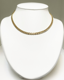 14 Karaat Massief Gouden Gourmet Dames Collier - 40 cm / 28,9 g
