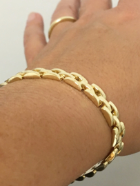14 K Gouden Schakel Armband - 19 cm / 12 g