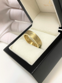 NIESSING 18 K Massief Gouden Design Band Ring - 11,64 g / 6,2 mm