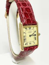 Must de Cartier Tank Roman Dial Quartz Dames Polshorloge