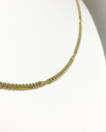 14 K Gouden Gourmet Infinity Ketting - 47 cm / 11,7 g