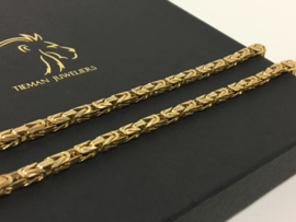 14 K Gouden Koningsketting Byzantijns - 69 cm / 64,54 g