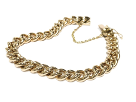 Massief Rosé Gouden Gourmet Schakel Armband - 18,5 cm / 38,94 g