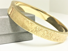 14 K Gouden Slaven Armband Boomschors Motief - 24,1 g