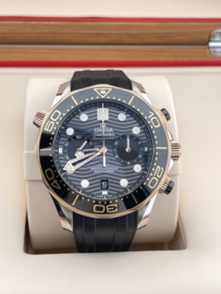 Omega Seamaster Diver 300 M C0-Axial 9900 Staal/Goud - Full Set BJ 2022 Incl Garantie
