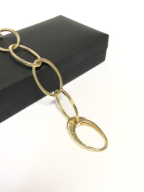 14 K Gouden Anker Schakel Armband Ovaal Groot - 16 mm / 20 cm