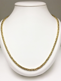 14 K Gouden Koningsketting Byzantijns 60 cm / 65,18 g