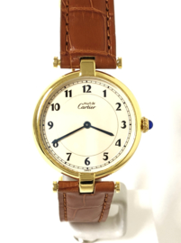 Cartier le Must Vermeil Ronde Quartz  Polshorloge Midsize 30 mm Incl. Garantie