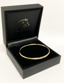 14 K Gouden Slaven Armband - 6,85 g / 4 mm / 18 cm