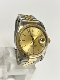 Rolex Oyster Perpetual Datejust 16203 Staal / Goud - 2004 / Full Set