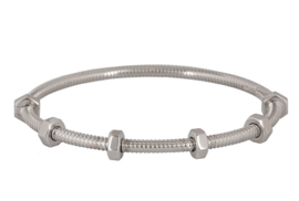 Ecrou de Cartier 18 K Witgouden Armband - 43,65 g / Mt 19