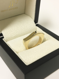 14 K Gouden Fantasie Slag Ring