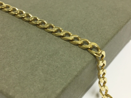 14 K Gouden Gourmet Schakel Armband - 22 cm / 11,3 g