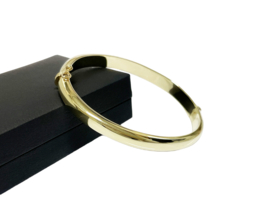 14 K Gouden Scharnier Bangle Draaglengte 18 cm - 15,3 g / 7 mm