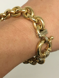 Grove 14 K Gouden Anker Schakel Slot Armband - 20 cm / 26,25 g