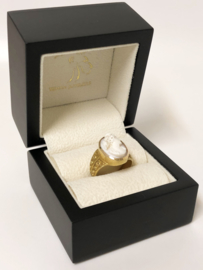 18 Karaat Antiek Gouden Camee Ring  7,9 g - Spanje / Ca 1900