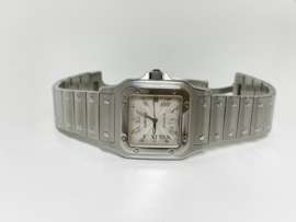 Cartier Santos Galbee Large 2319 Automatic Ivory Sunray Roman Dial  - 41 x 29 mm