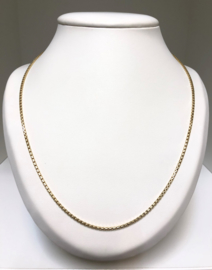 14 K Gouden Venetiaanse Schakel Ketting - 70 cm / 17,15 g