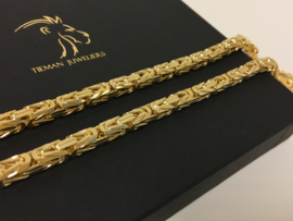 14 k Gouden Koningsketting Byzantijns - 70 cm / 165,1 g