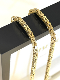 14 K Massief Gouden Koningsketting Byzantijns - 85 cm / 3.3 mm / 72.5 g